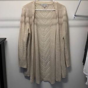 Knitted cardigan with pattern